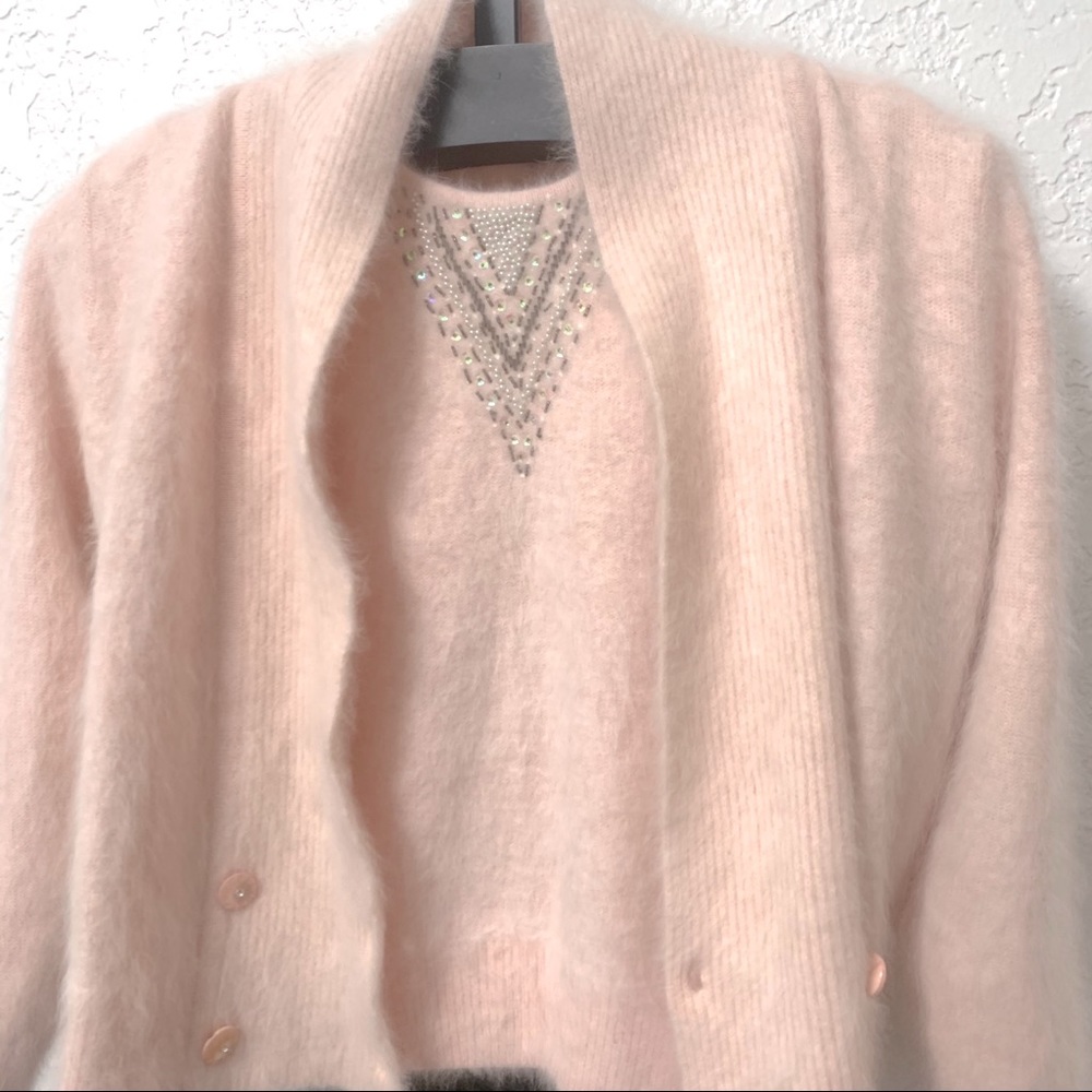 🌟SOLD🌟Vintage Angora Sweater Set
